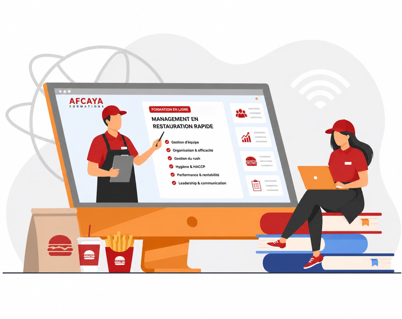 Formation pour devenir manager dans la restauration rapide avec Afcaya