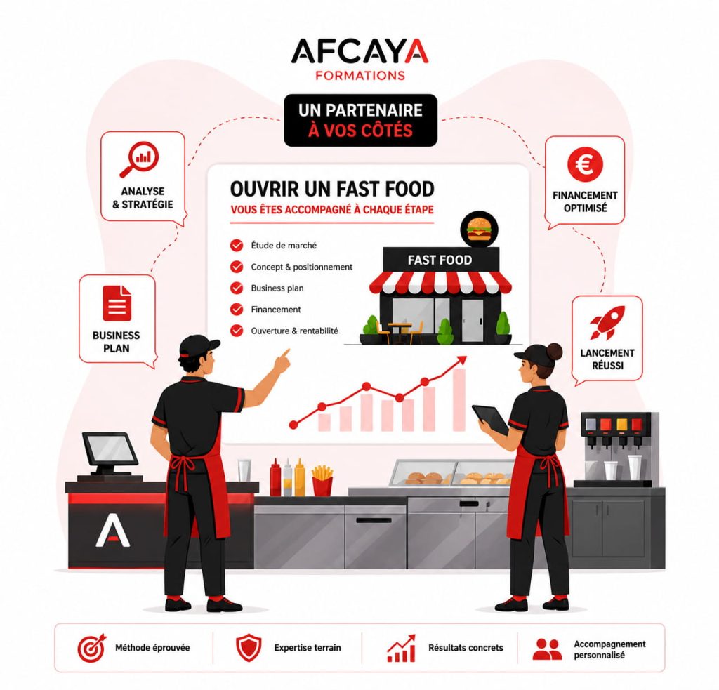 Formation pour ouvrir un fast food avec AFCAYA